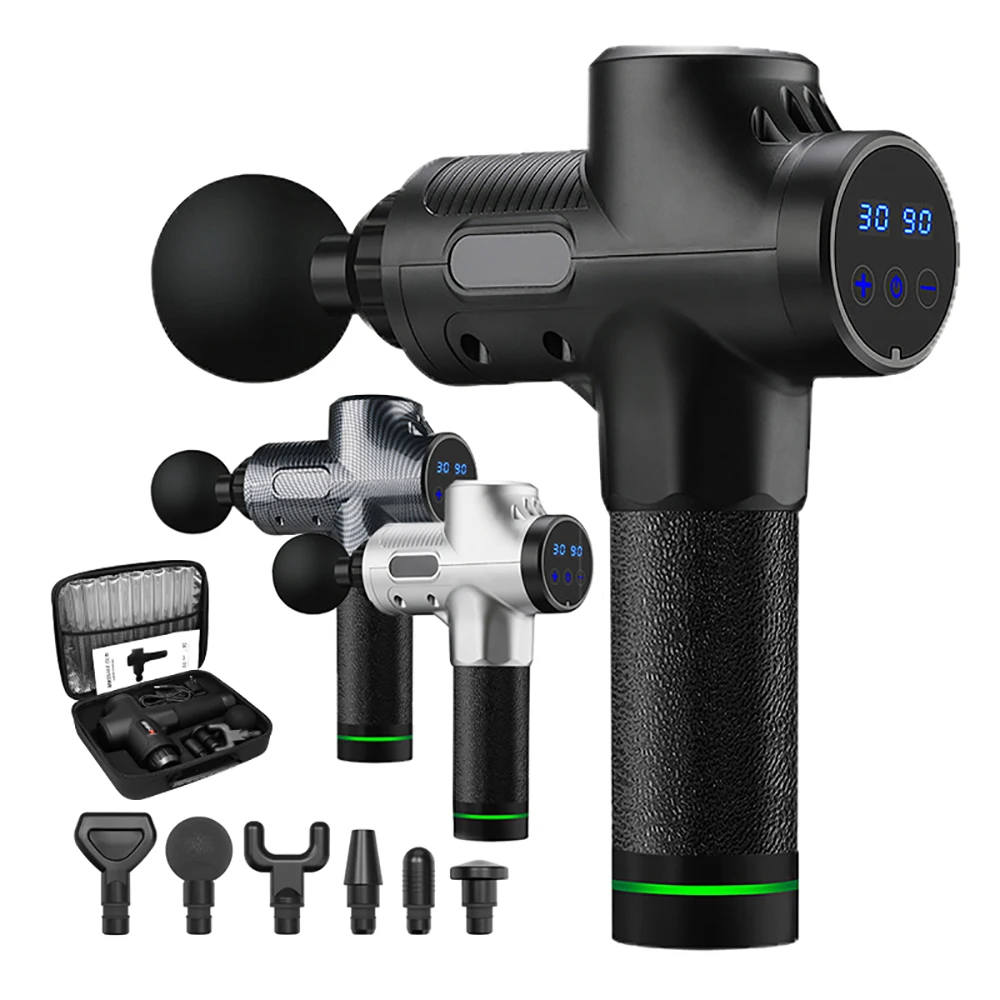 Dropshipping Hot Sale New Design Quiet Rechargeable Wireless Muscle Relax Pain Relief Deep Tissue Percussion Massage Gun