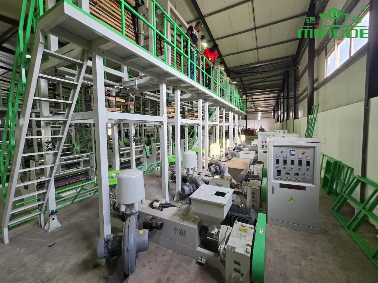 Экструдер для производства полиэтиленовой пленки MD-H 2023 года новые модели машины выдувного формования из ПЭ линия по производству