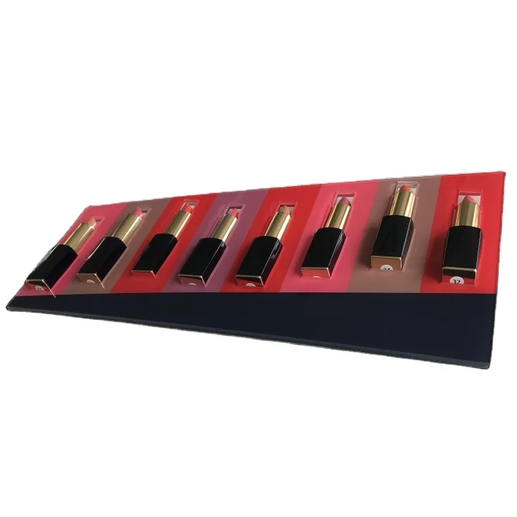 Acrylic Display Lipstick Organizer Cosmetics Displays Decorative For Cosmetic Shop