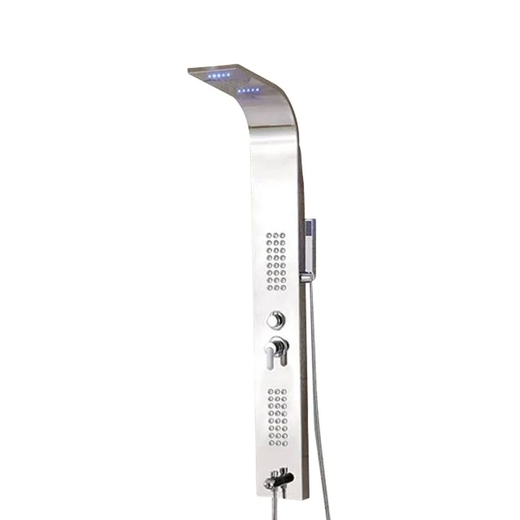 Dubai hotel supplier, led shower panel, gold shower panel for sale