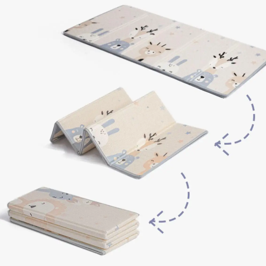 Baby Play Mat Extra Large Foldable Baby Crawling Mat Thick Foam Play Mat for Baby Waterproof Floor Playmat