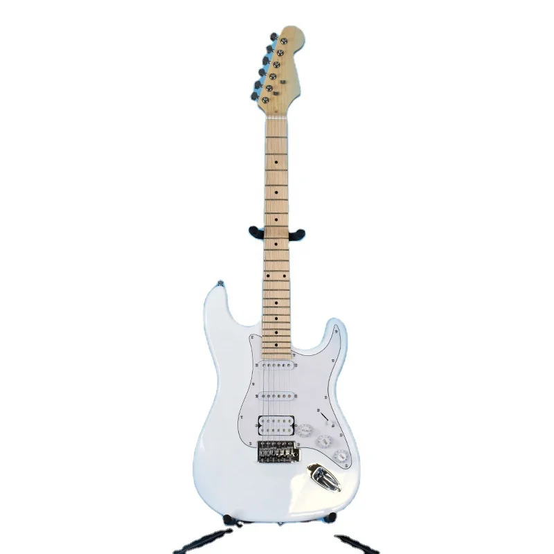 ZLG 6 string guitar SSH pick up  China Supplier Cheap Price Unisex white Color wholesale Electric Guitar