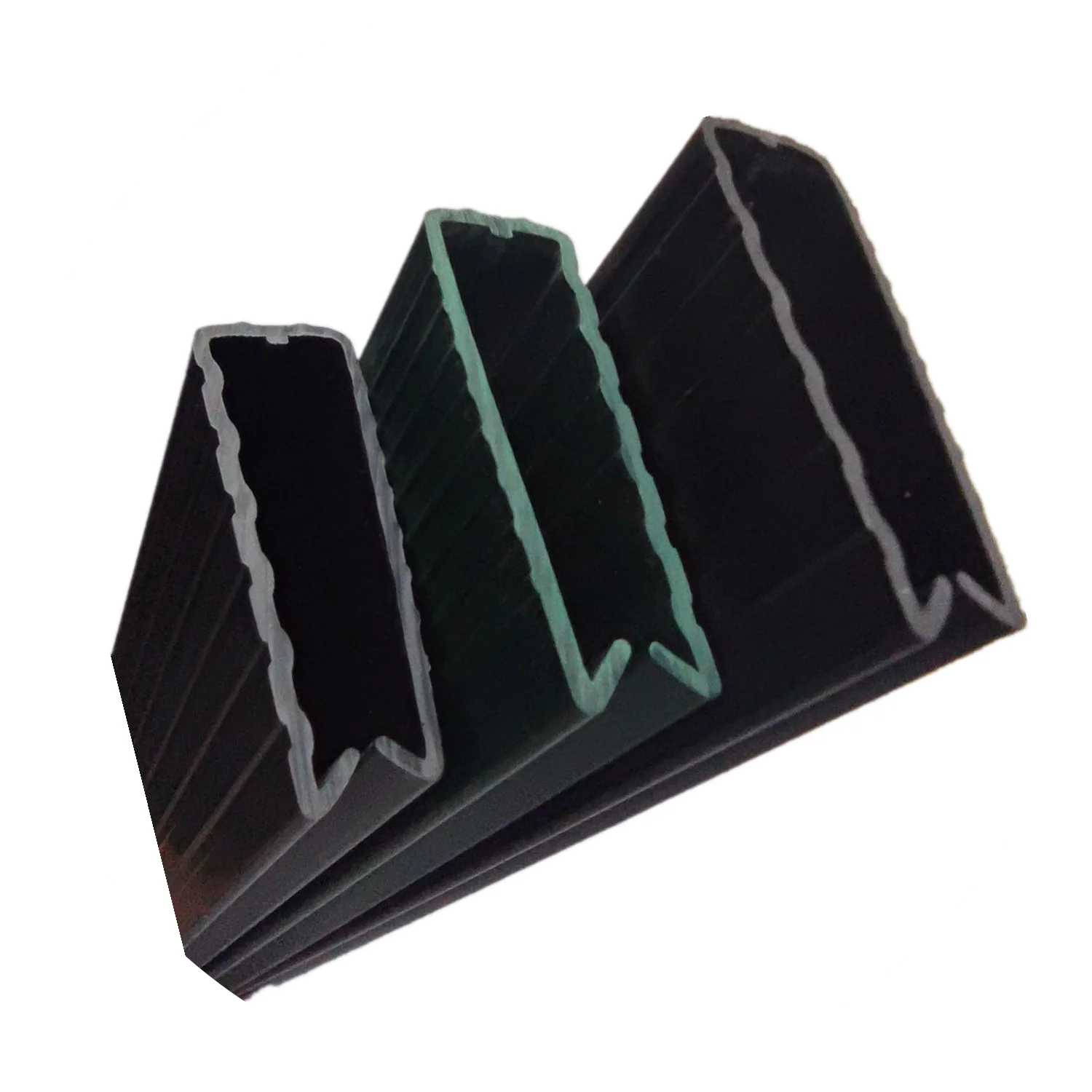 Antil-UV Vertical Strip 3D Garden Fence Panels Occult Kit 6ft Dark Grey Chain Link PVC Rigid Fence Privacy Slats For decor fence