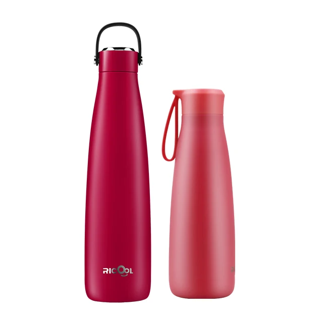 500ml Rubber paint Double wall Stainless Steel Insulated Water Bottle Vacuum Flask thermoses sports bottle