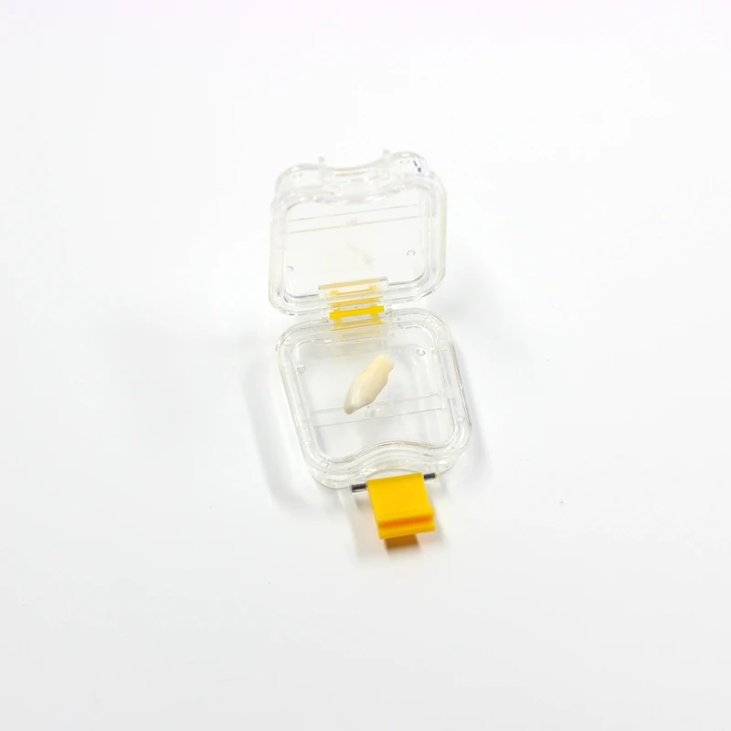 Dental membrane box/ plastic crown box with film tooth box/membrane denture box