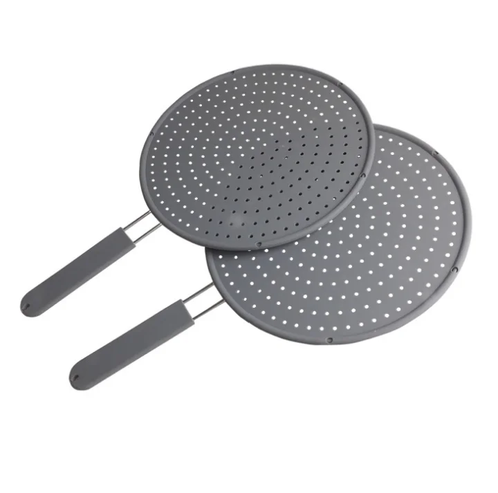 Силиконовый защитный экран от брызг с ручкой многофункциональная практичная кухонная сковорода для приготовления пищи масляная крышка кастрюли