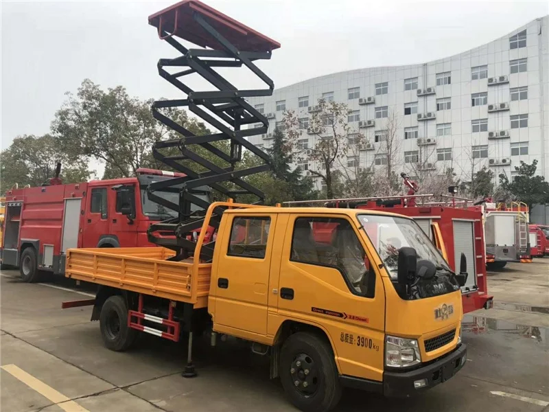 Manual diesel 10m scissor lift platform for sale