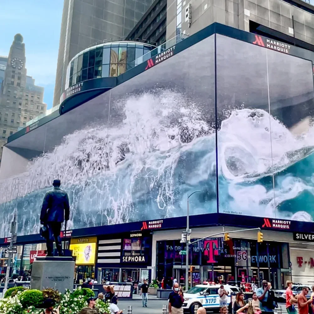 P4 Giant Billboard Price 3D Rental Advertising Outdoor LED Large Screen Display