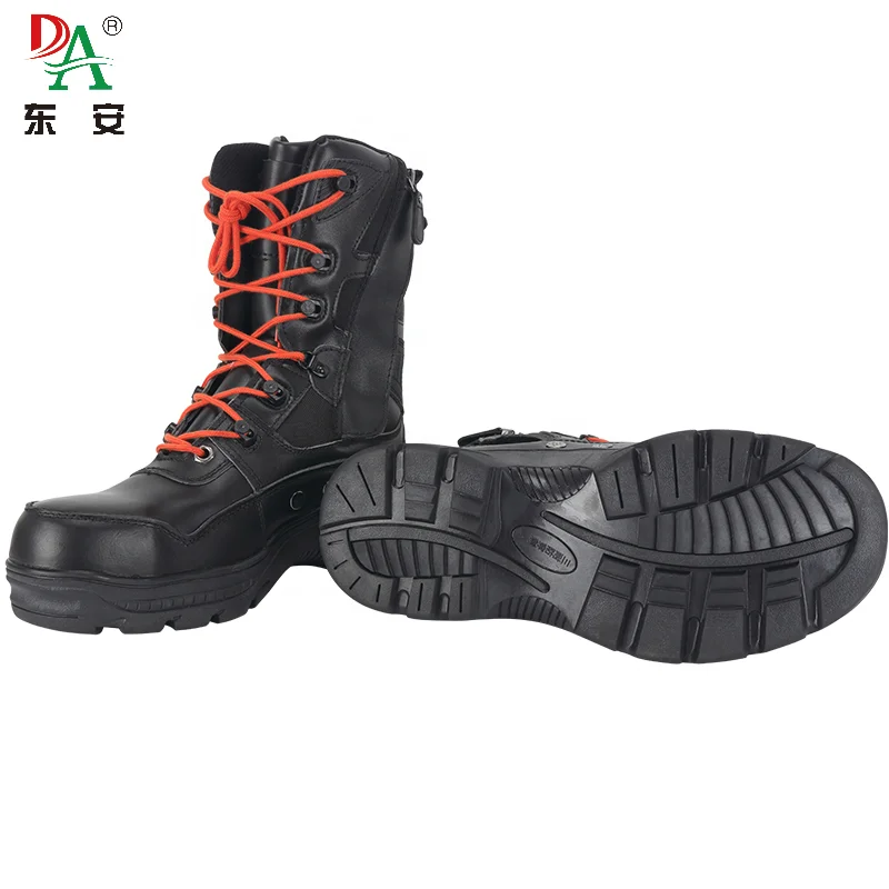 Fire Resistant Fire rescue Anti Puncture firefighter new leather boots