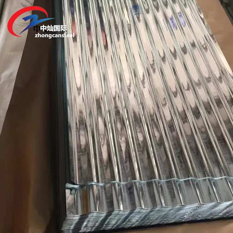 BWG26 Sudamerica chapa galvanizado precio hoja de acero corrugado para techos