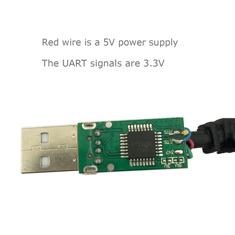 Ftdi Chipset Ttl-232R-5V-Aj Ttl-232R-3V3 232 Serial Ttl-232 Usb To Ttl Serial Converter Cable Adapter Ttl 232R 5V Ftdi Cable