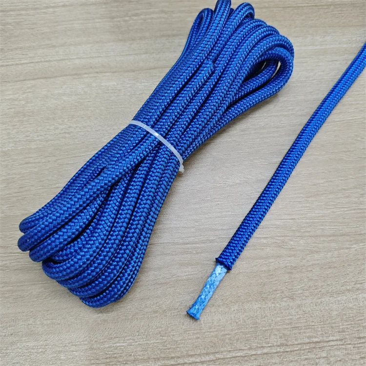 Красочные 30 34 40 мм * 200 220 м uhmwpe морской высокопрочный высокостойкий к истиранию Канат с полиэфирной крышкой