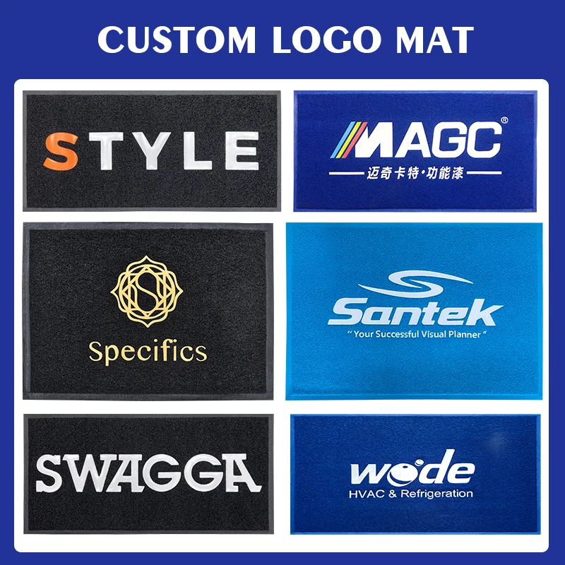 Cheap Factory Price Spaghetti Carpet Vinyl Coiled 100% Material Mats Anti Slip Loop Type Coil Floor Pvc Door Mat