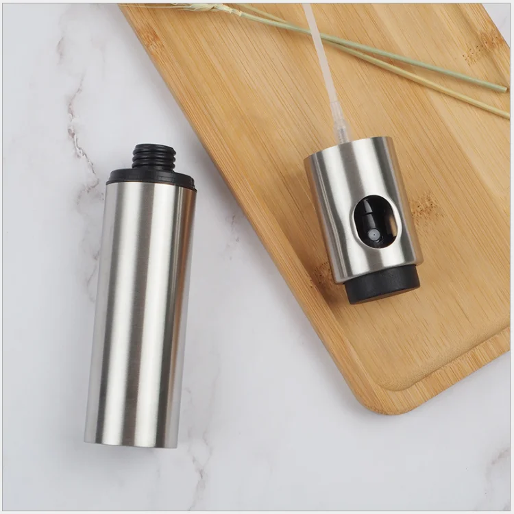 304 Stainless steel oil spray bottle for barbecue and cooking oil sprayer Dispenser vinegar bottle