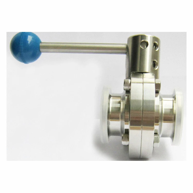  Гигиенический класс ASME BPE AISI Pull Rod ручной 1 5 tri clamp Butterfly