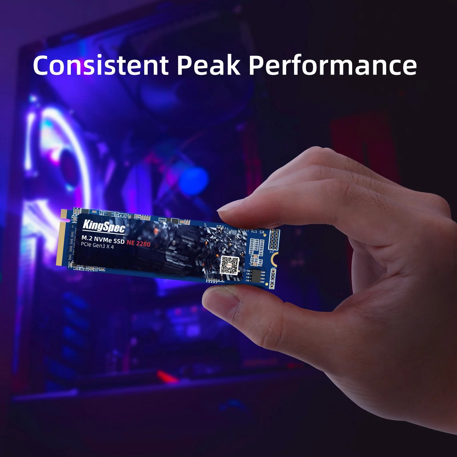 Внутренний твердотельный накопитель KingS M2 1 ТБ PCIe NVMe 2280 мм M.2 SSD, жесткий диск для ноутбука и настольного компьютера