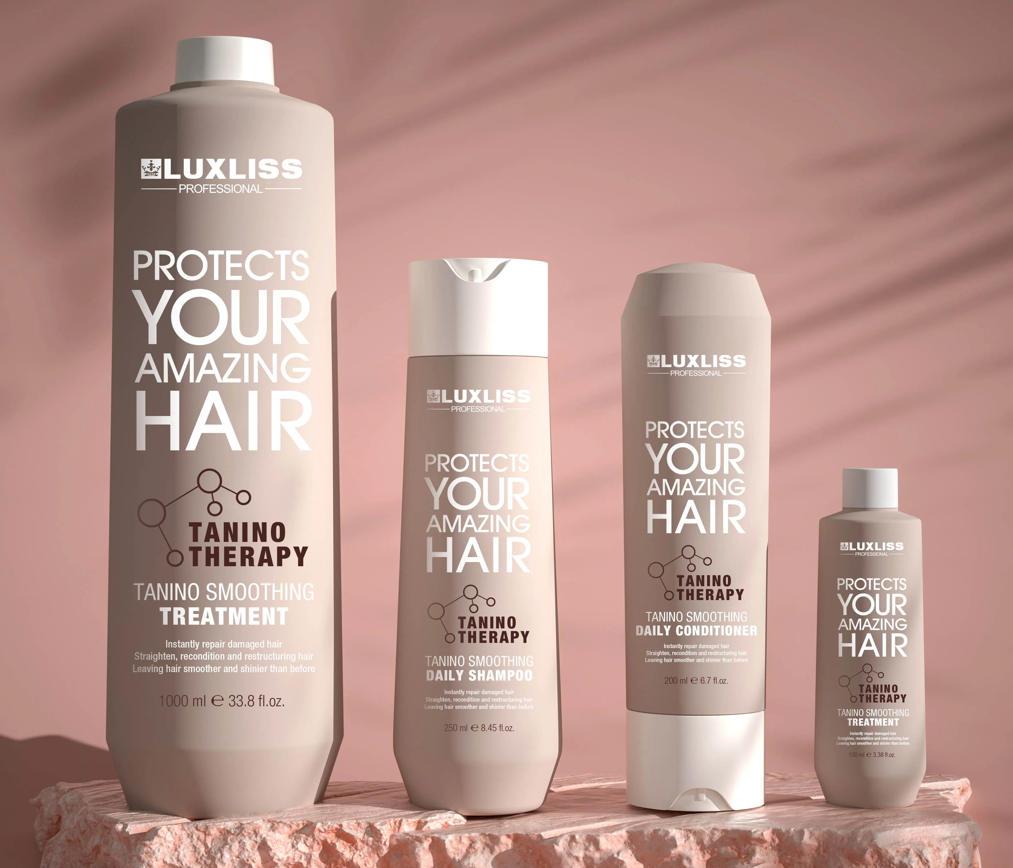 Luxliss Professional Tanino Smoothing Treatment Brazilian Keratin Straightening Cream For Salon Taninoplastia Smoothing Cream