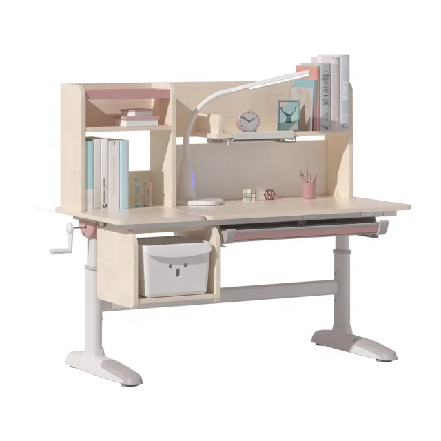 IGROW wooden study desk ergonomic kids study desk desk and chair