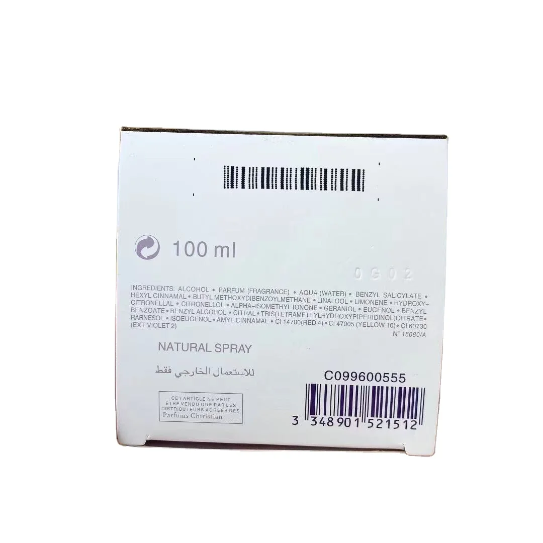 1:1 Best Quality Famous Brand 100ml Long Lasting Eau De Parfum for Women