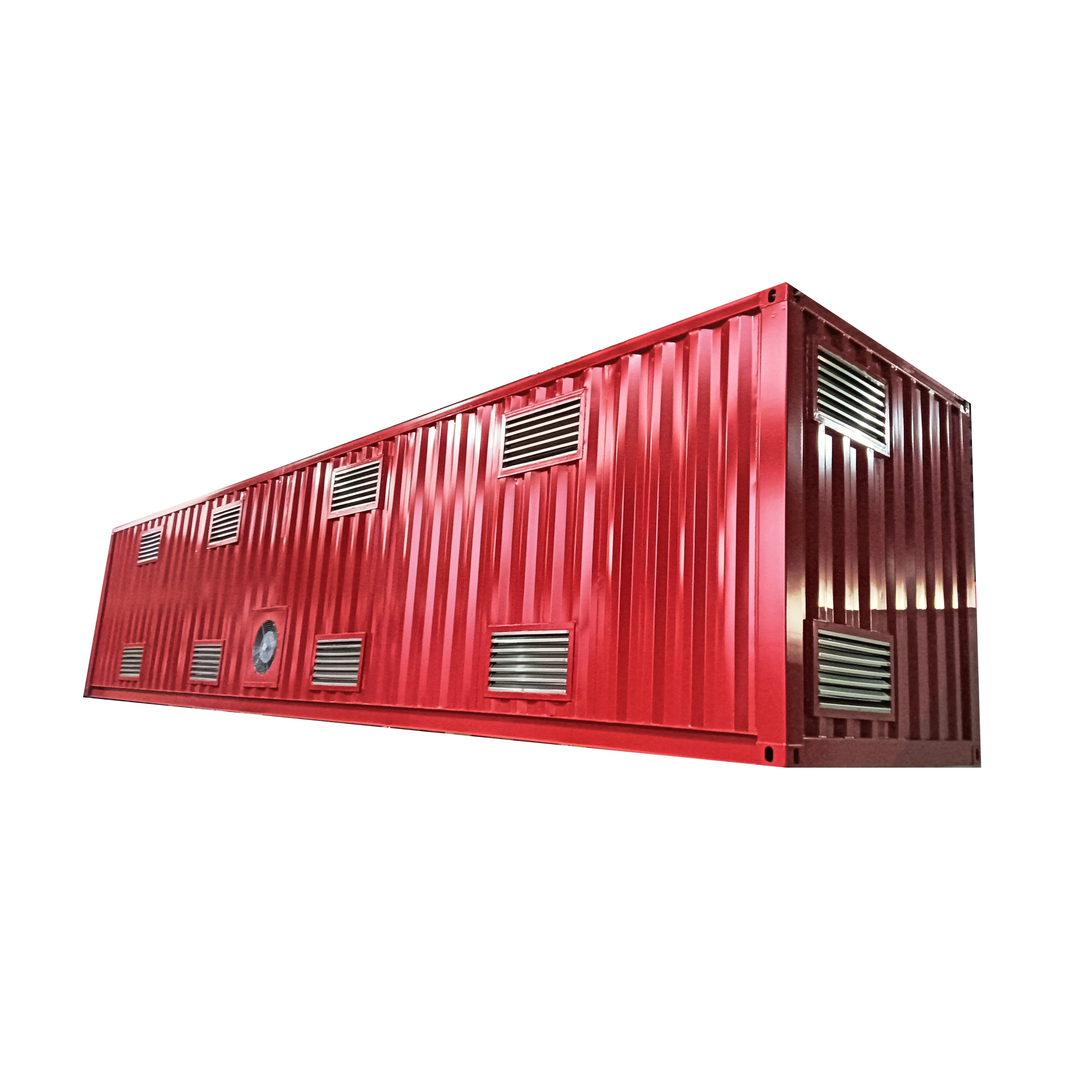 Real smoke real fire training container