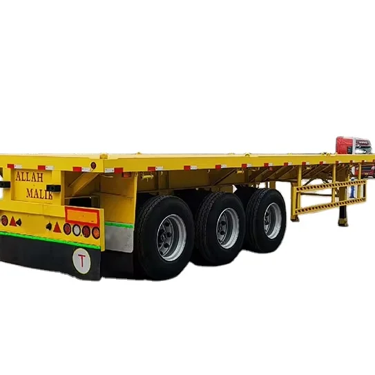 Wholesale low bed trailer truck low floor semi truck trailer