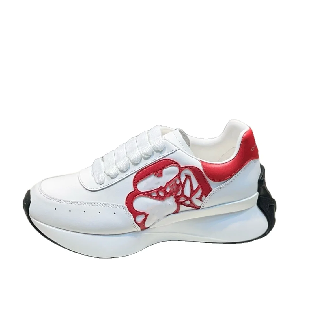 Latest High Quality Casual Women Sport Shoes Original Men Shoes Genuine Leather White Sneakers for Men