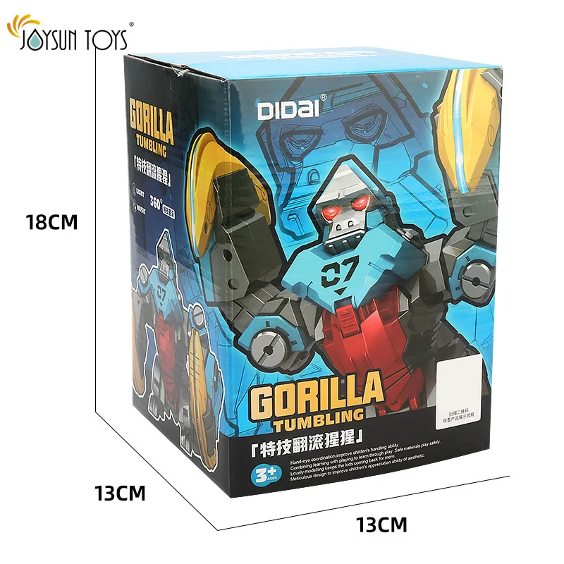 Hot Stunt Toys Funny Monkey Rolling Toy Robot With sound And Light Tumbling  Electric Gorilla Toys