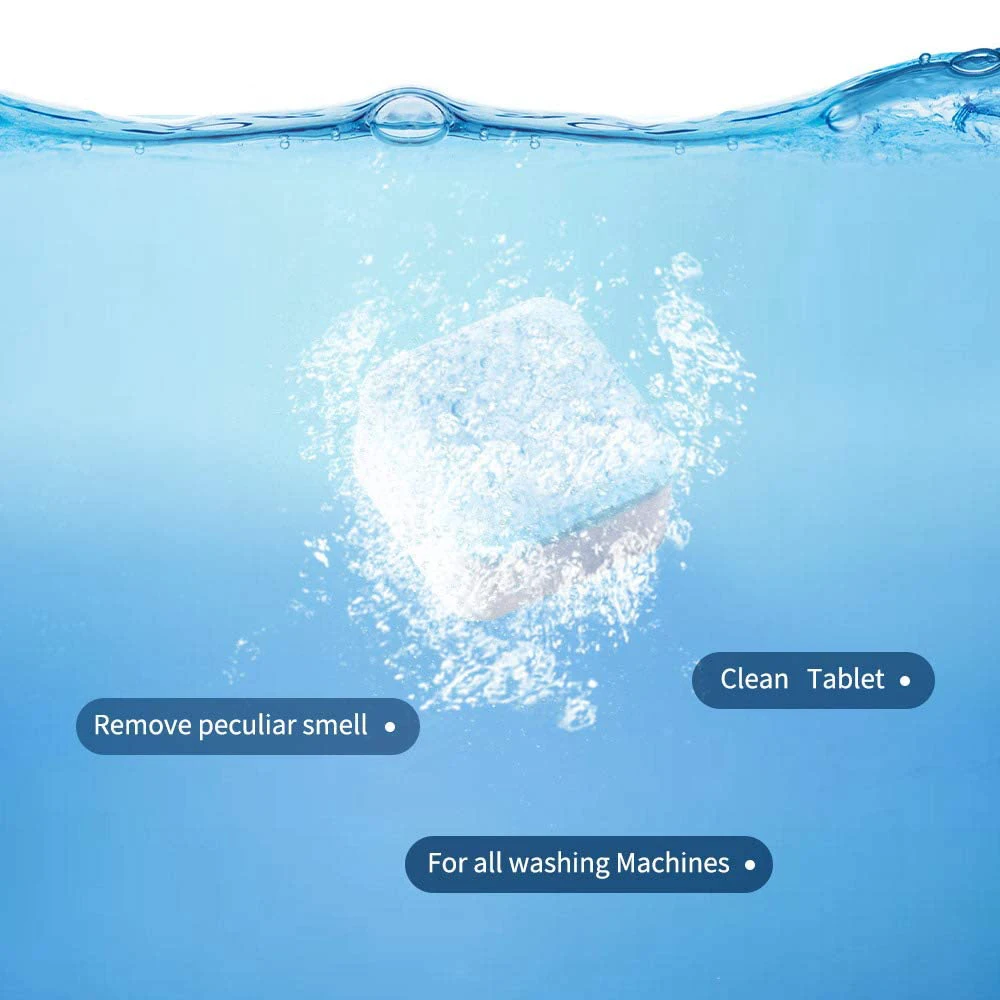 OEM 30 Pack Disposable Automatic Washing Machine Cleaner Tablet For Eco Friendly Cleaning Products