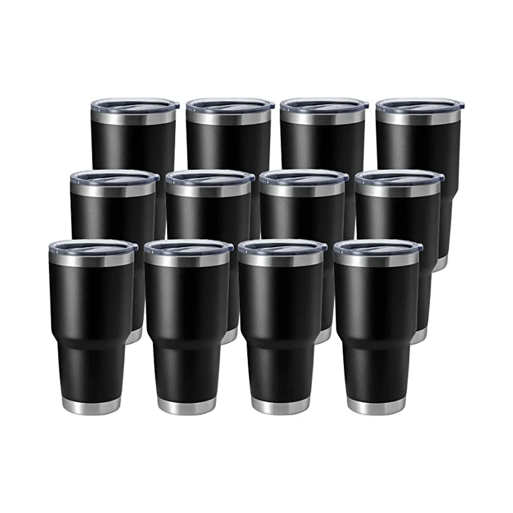 30oz Stainless Steel Double Wall Insulated Vacuum Tumbler BPA Free Beer Mug Amazon Hot Car Mug for Fishing and Camping