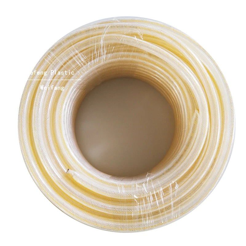 
2 Inch High Quality Pvc Clear Braided Transparent Hose Pipe Nylon Flexible Fiber Reinforced Hose 
