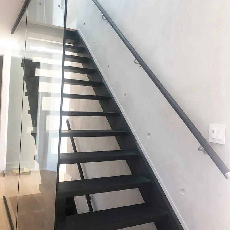 Factory Price Top Sale Indoor Outdoor Stainless Steel Post Balcony Balustrade U Channel Glass Railing Led Light Deck Guardrail