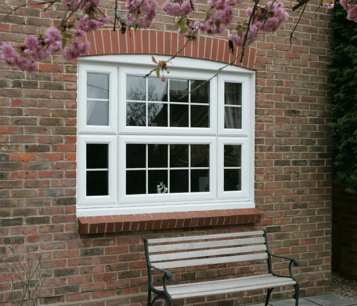Modern Double Glazed UPVC Casement Replacement Windows Hurricane Impact Low Price Folding Opening System Plastic Window Frame