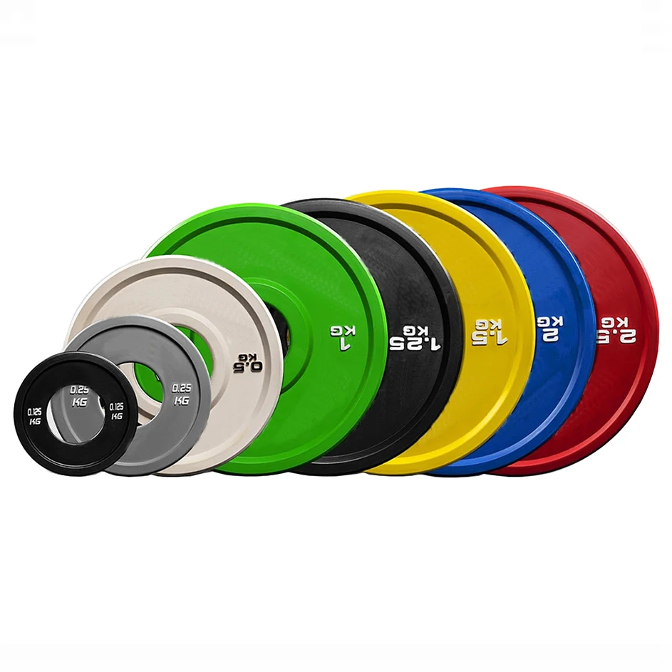 Fitness Competition Colorful Fitness Weightlifting Kg Gym Barbell Plate Bumper Weight Plates