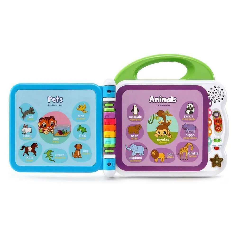 Pre School Children Learning 100 Words Bilingual Language Development Toys