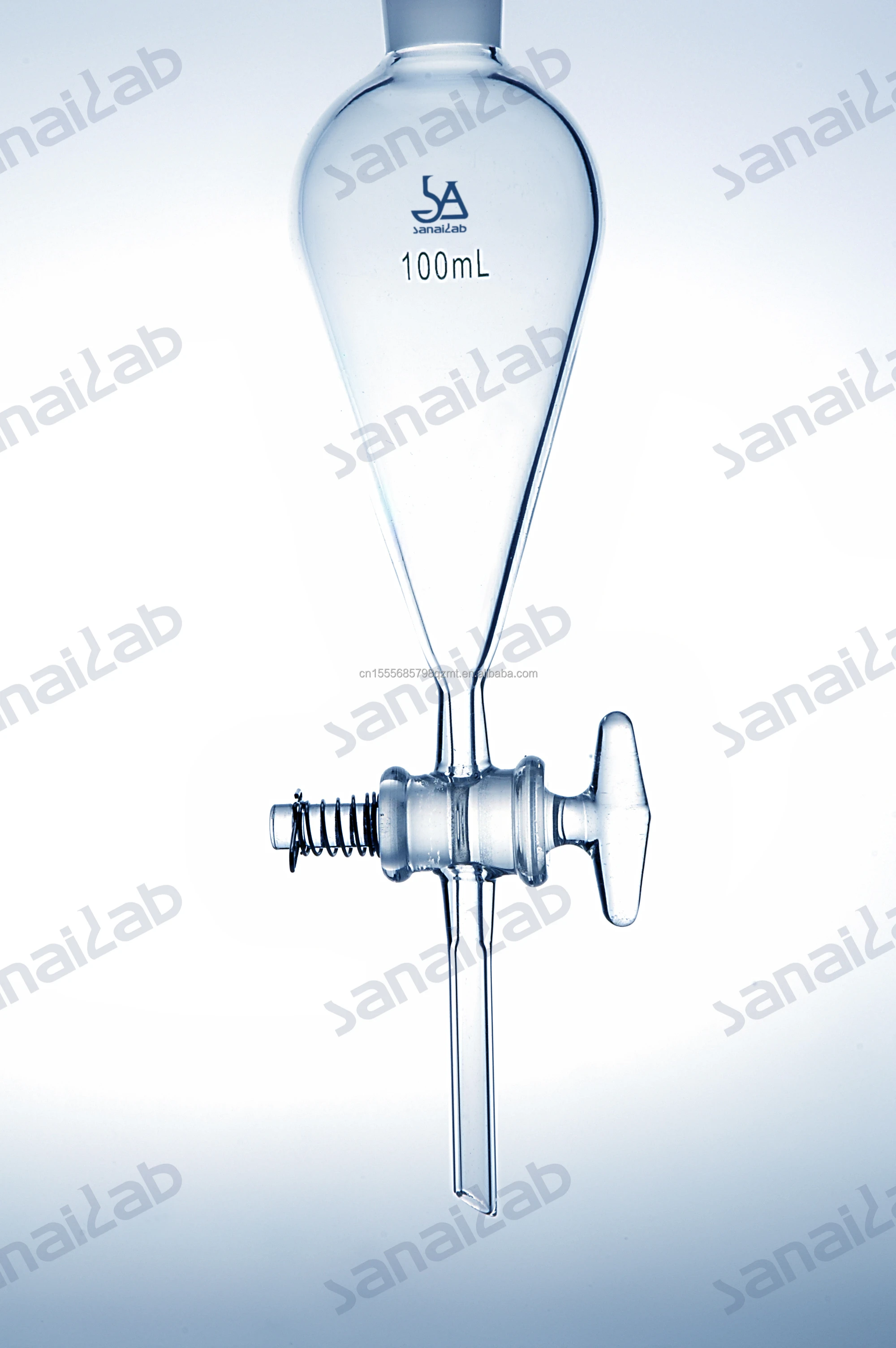 Guaranteed Quality Unique Filter Separatory Liquid Funnel With Glass Stopcock