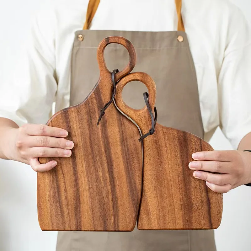 Nordic style restaurant Acacia wood dessert cake bread afternoon tea fruit plate Japanese retro style couple tray