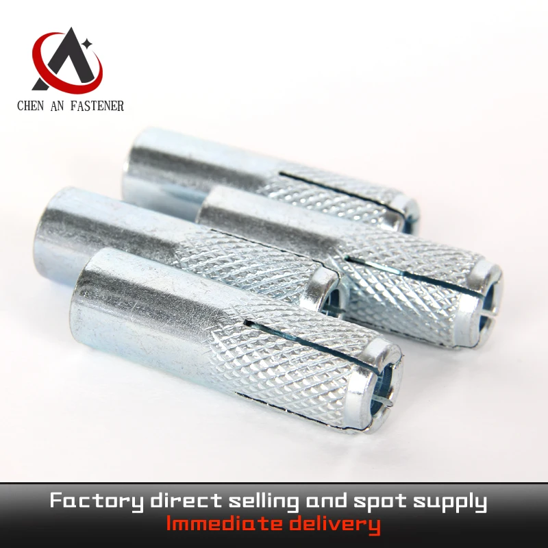 Convenient Fast Easy Explosion Nut Expansion Bolt Carbon Steel Wedge Anchor Iron and Steel Material Inch System Measurement