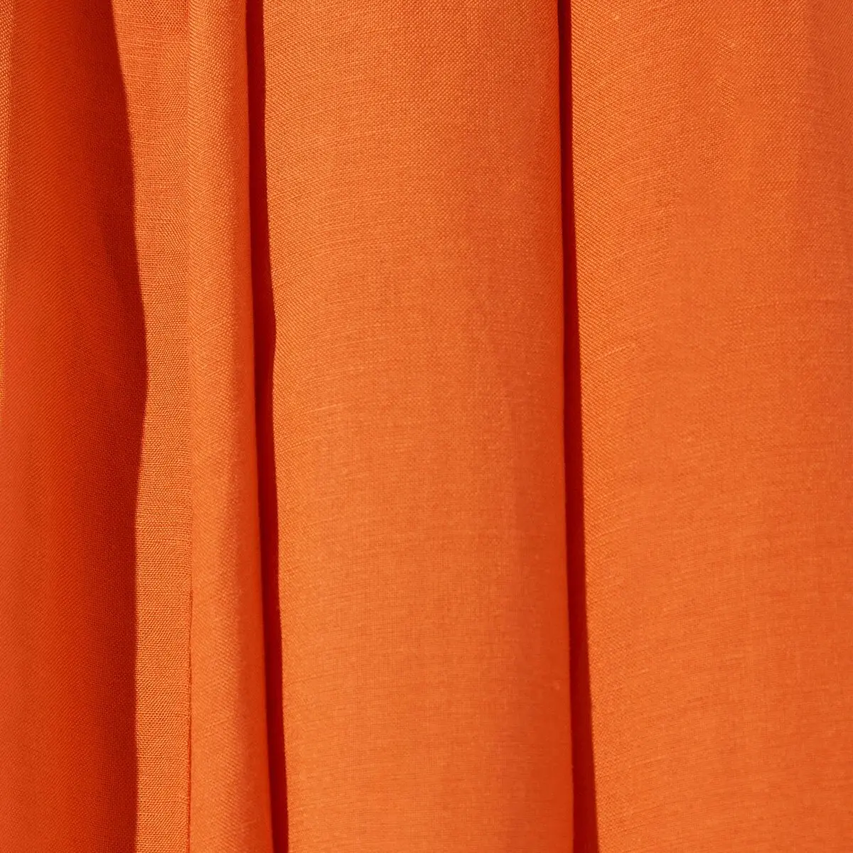 2024 Sexy Ladies Orange  Short Sleeve  Linen  Wholesale Dress For Women Formal