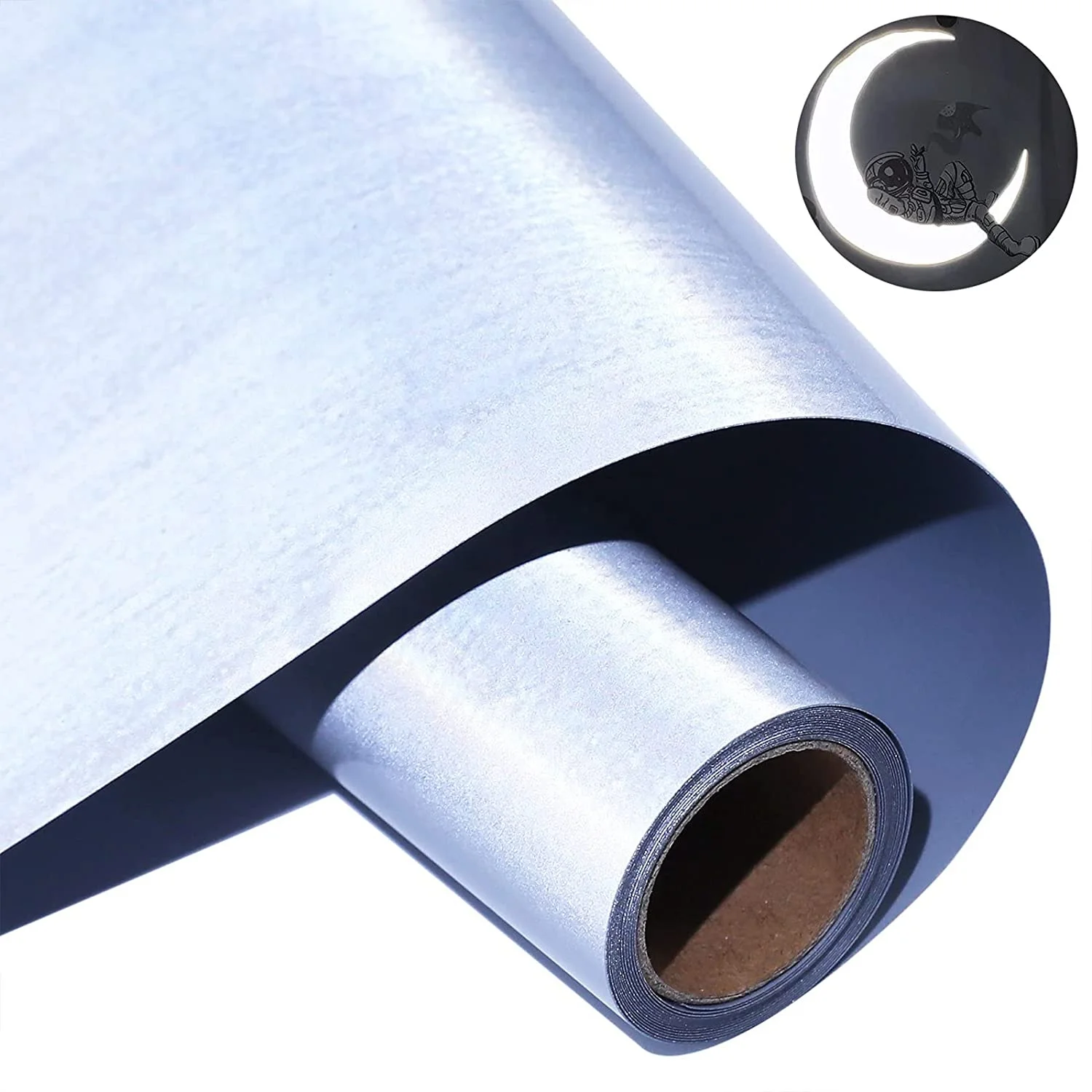 HTV Wholesale Custom Easyweed Printable 0.5m*25m Reflective Heat Transfer Vinyl Film