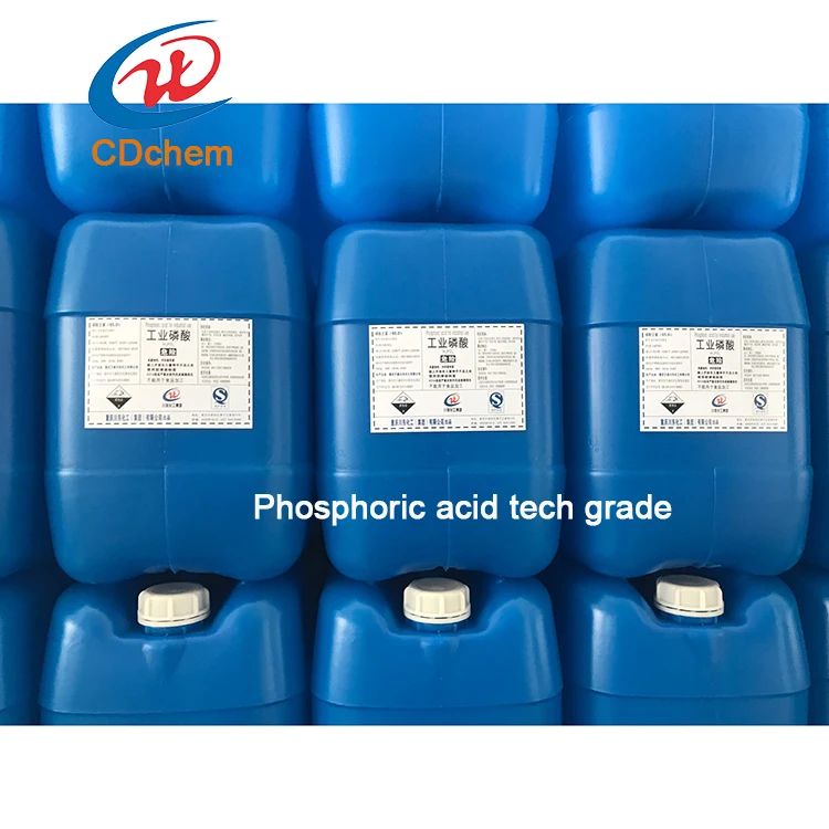 High quality industrial grade phosphoric acid 85% thermal process