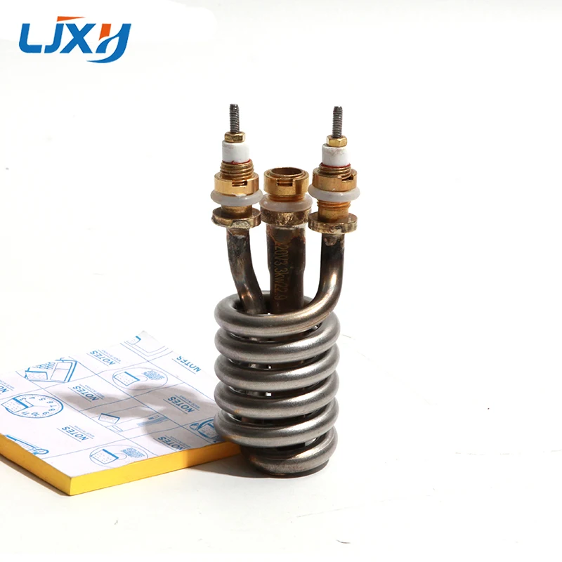 LJXH Instantaneous Electric Hot Water Faucet Accessories 220V 3000W Stainless Steel Heating Pipe Copper Thread  Type A1 1PC