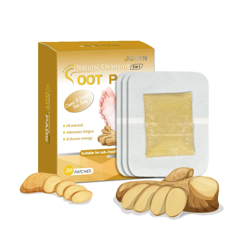 Problem Solving Products Custom Cleansing Foot Pads Health Care Products Foot massage Pad 2 In 1 Bamboo Detox Foot Patch