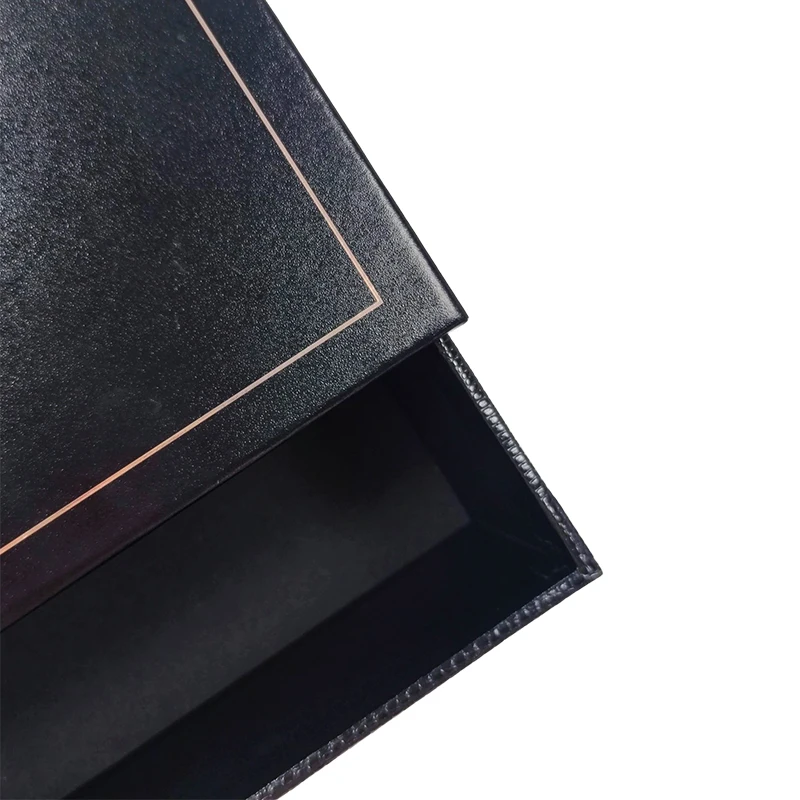 Custom Logo Luxury Electric Power Bank Black Sliding Rigid Drawer Cardboard Paper Gift Packaging Box With Eva Foam Insert