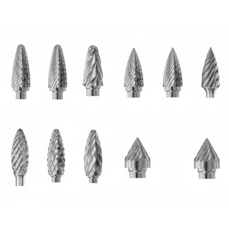 High Quality burrs Tool Set Tungsten Carbide Rotary Files Burrs Die Grinder Drill Accessories Type F G H J For Metal Wood Stone