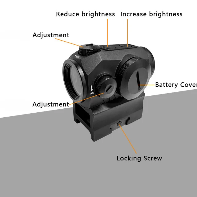 AETRONIX 1X25 Red Dot Scope Tactical Optical Red Dot Hunting Range Red Dot Sight Scope