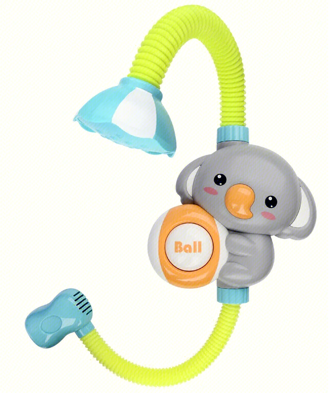 Baby Bath with Shower Head Suction Cup Spinner Toys Gifts for Toddlers Kids Age Water Boys Girls New Born Electrical Bathtub Toy