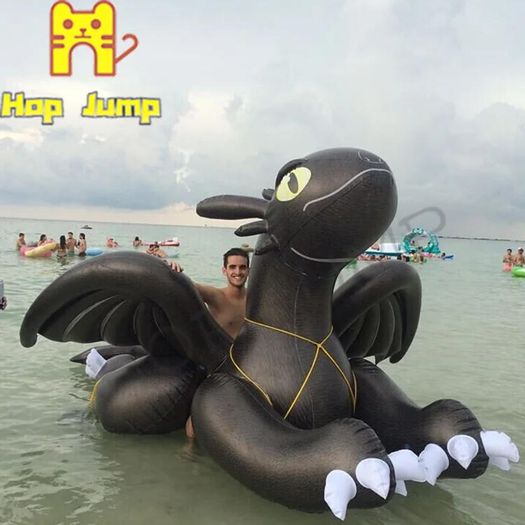 ride on inflatable toothless dragon black inflatable dragon toy