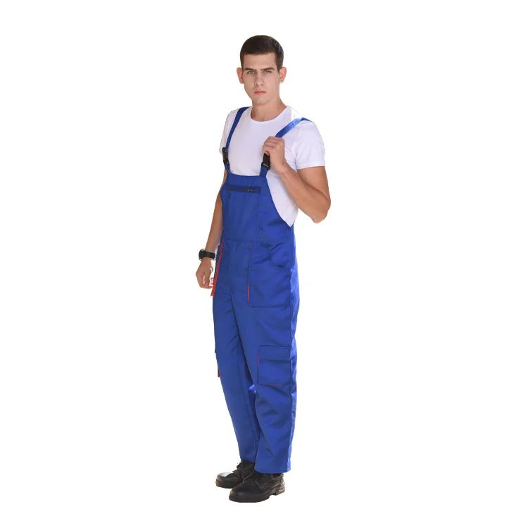 Fashion vintage cotton work wear, bib overalls for men working