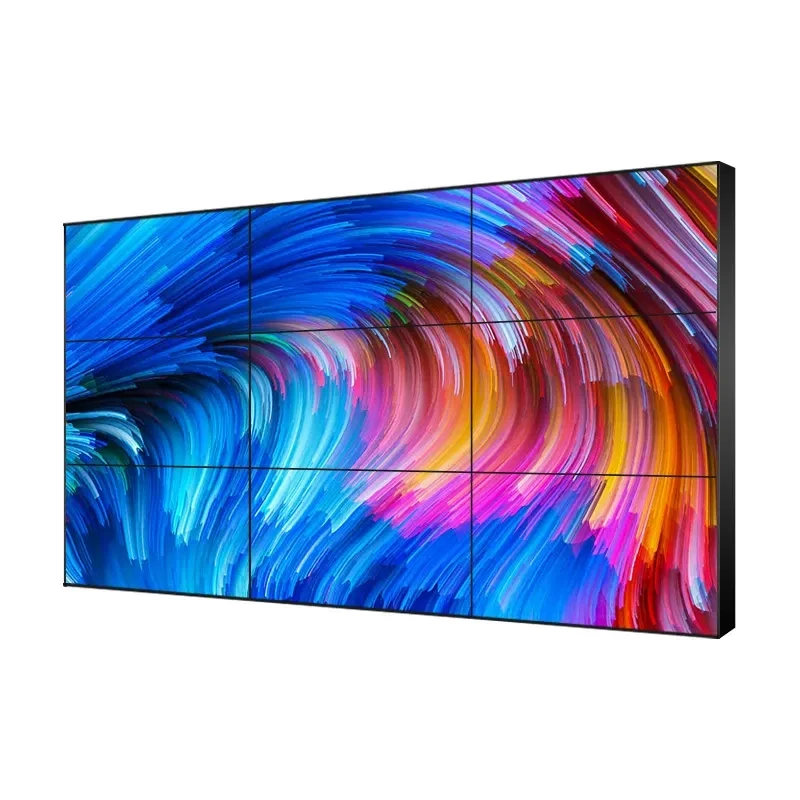LCD Video Walls Indoor HD Digital Large Screen Display Video Wall 55 Inch 3x3 Splicing Screens Xx.video Xx Outdoor Led Screen