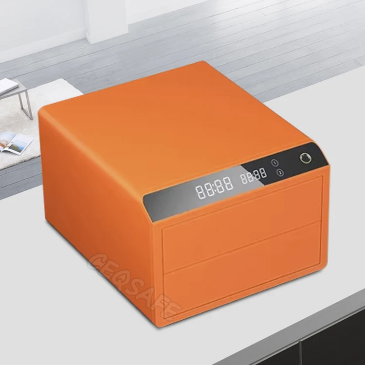 CEQSAFE цифровой отпечаток пальца смарт-сейф ящик для ювелирных ключей Сейф